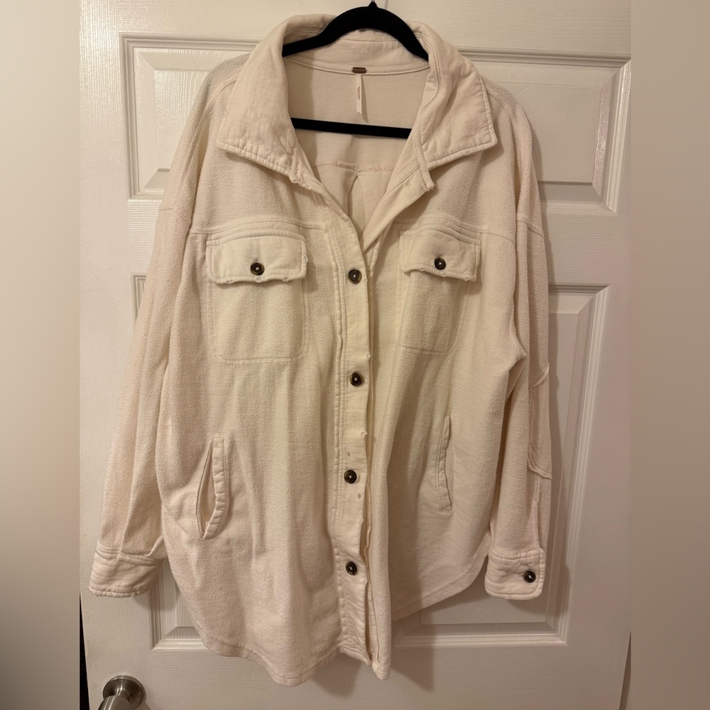 FREE PEOPLE RUBY JACKET (OFF WHITE/CREAM)